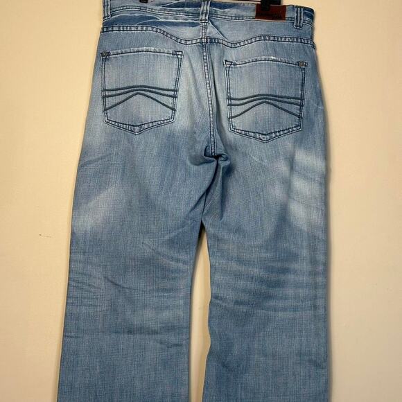 Vintage Express Relaxed Fit Embroidered Denim Jeans - Picture 4 of 5